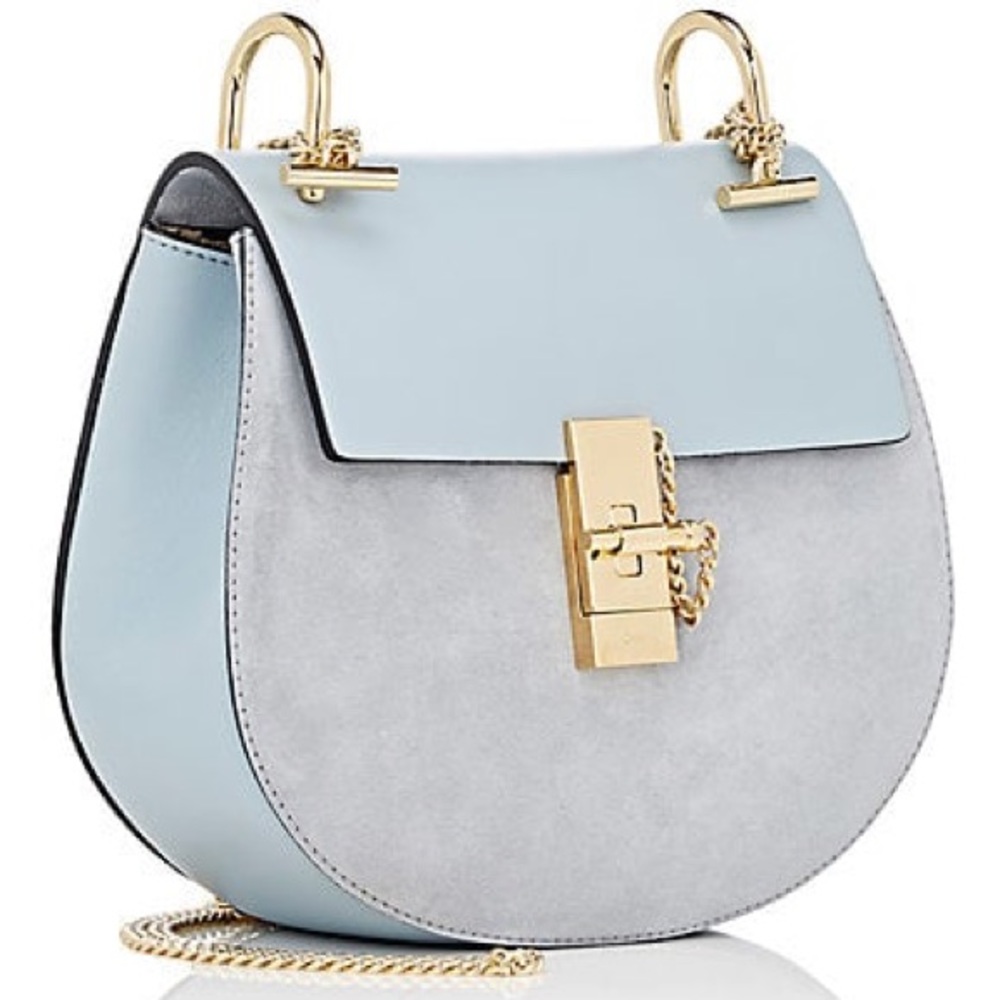Chloé Drew suede & leather shoulder bag